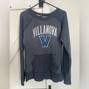 Ladies medium Villanova sweater, with deep pockets, smoke free home.